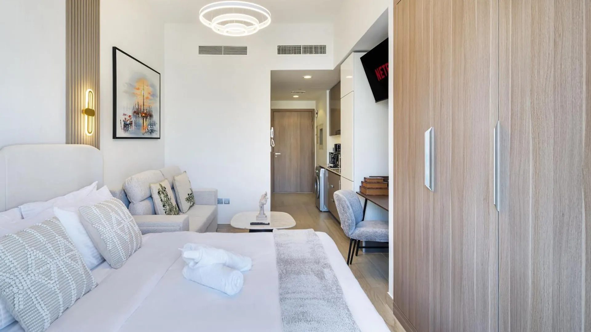New Chic Studio Apartment In Azizi Riviera One Dubai